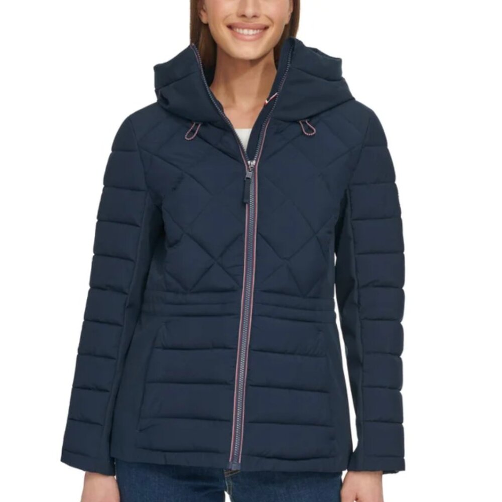 Tommy Hilfiger Navy Quilted Jacket